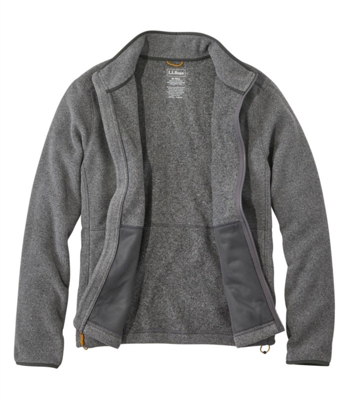 LL Bean Mens Mountain Classic Fleece Jacket - 504674