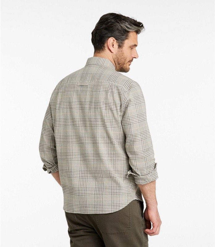 LL Bean Mens StoneCoast Cotton/Hemp LS shirt - 523179