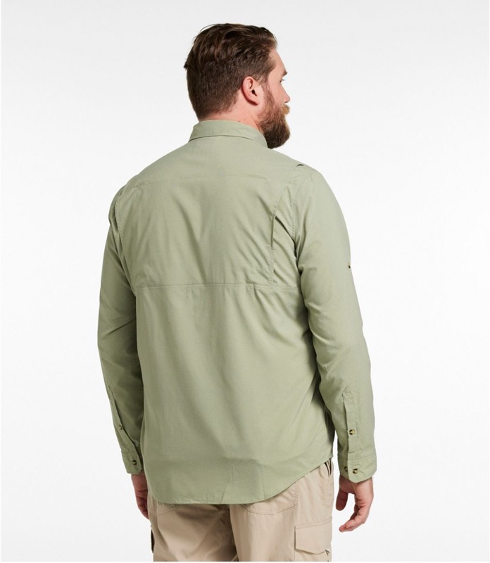 LL Bean Ms Tropicwear Shirt Long Sleeve - 515888