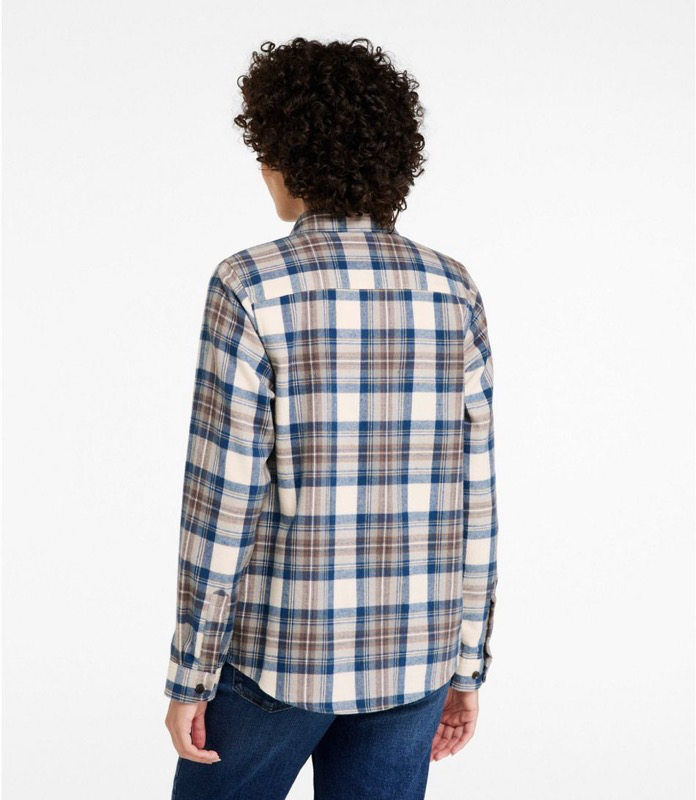 LL Bean Scotch Plaid Shirt Women's Reg - 273137