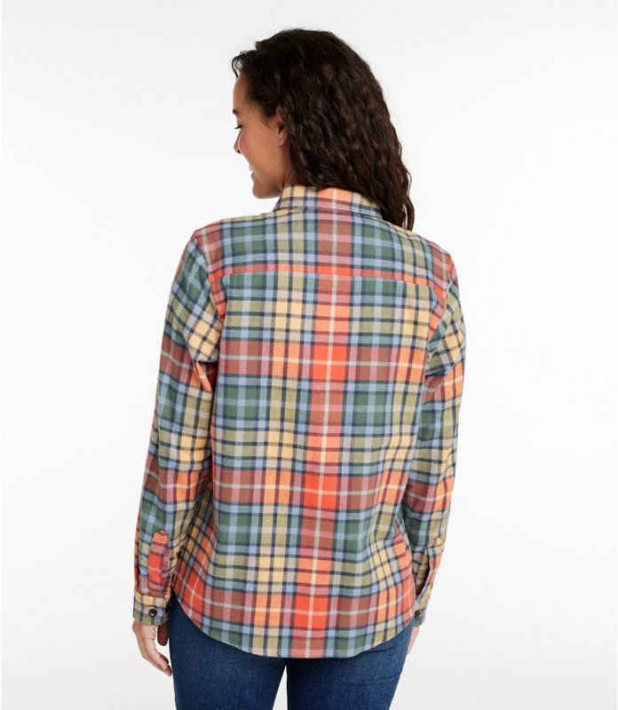 LL Bean Scotch Plaid Shirt Women's Reg - 273137