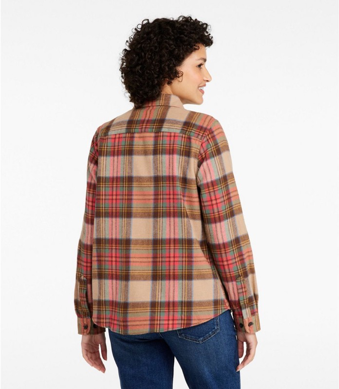 LL Bean Scotch Plaid Shirt Women's Reg - 273137