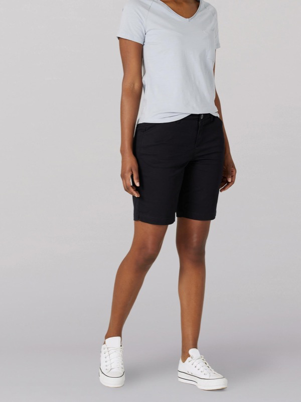 Lee 231-4390 Ws 9in Chino Bermuda Short - Black