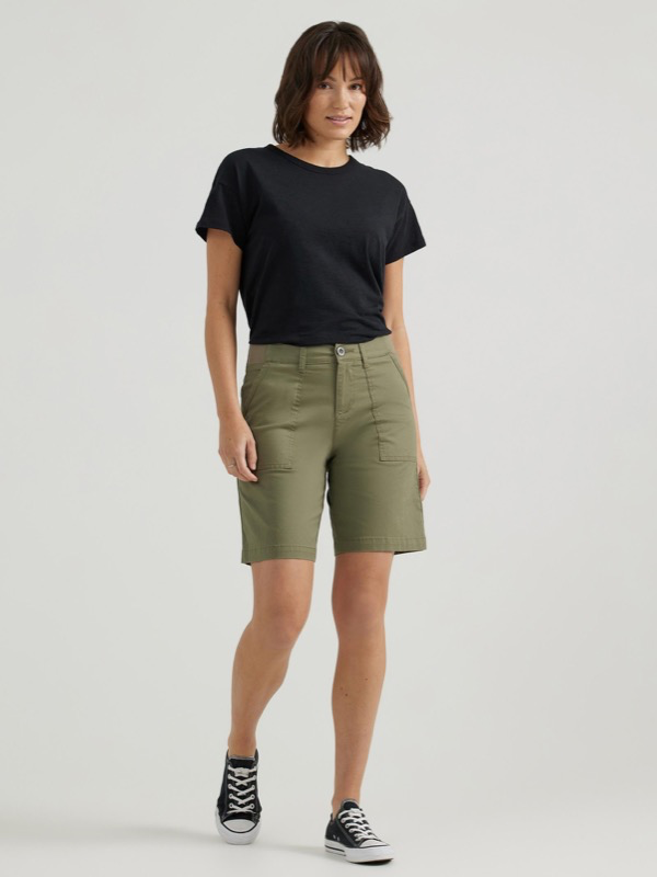 Lee 234-6815 Ws ULC Flex-to-go Bermuda Short - Deep Lichen Green