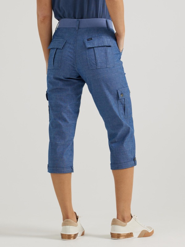 Lee 234-9737 Ws ULC Flex-to-go Cargo Capri - Chambray