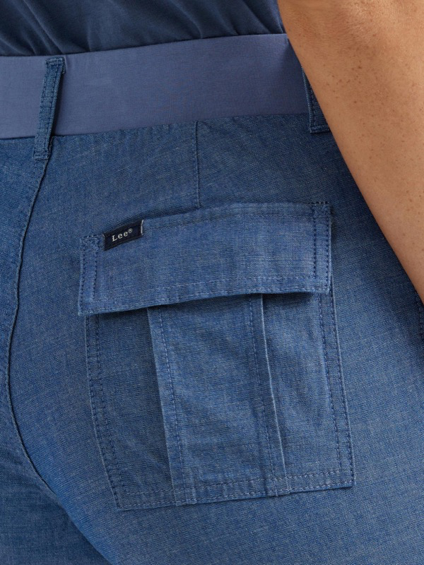 Lee 234-9737 Ws ULC Flex-to-go Cargo Capri - Chambray