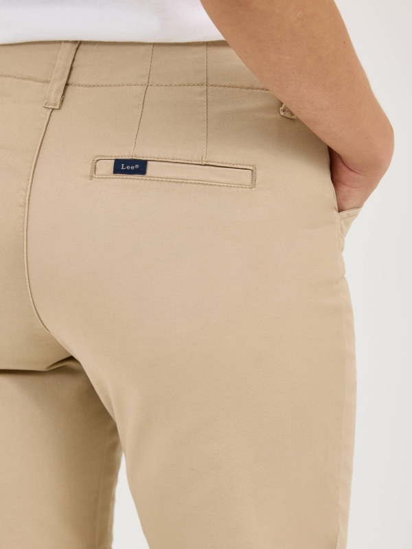 Lee 462-1724 Ws 9in Chino Bermuda Short - Safari