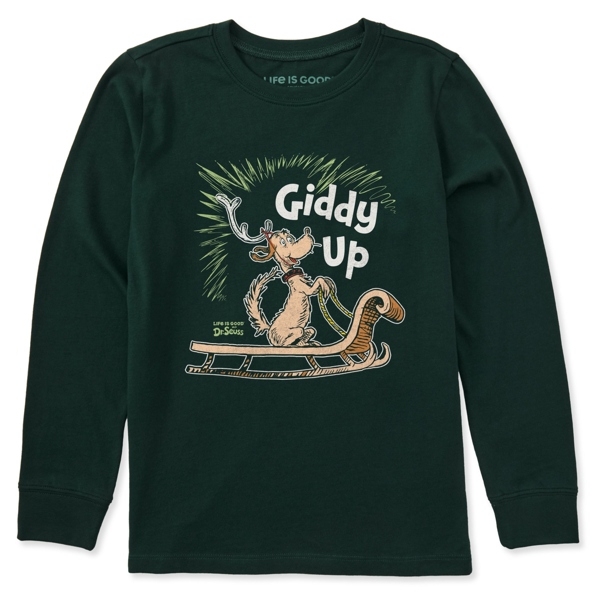 Life is Good 161592 Kids Giddy Up Max - Treeline Green