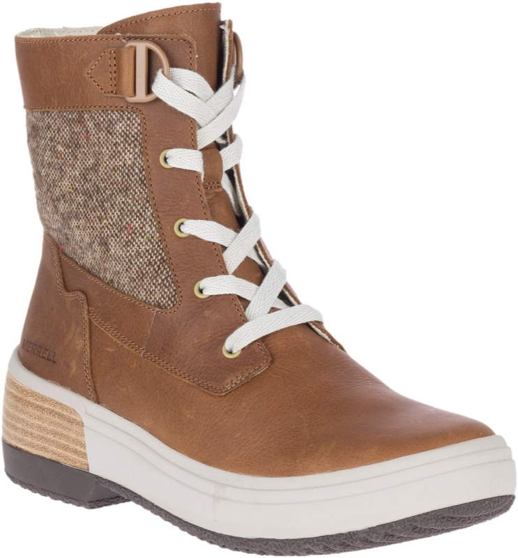 Merrell J17890 Women's Haven Mid Lace WP Tobacco