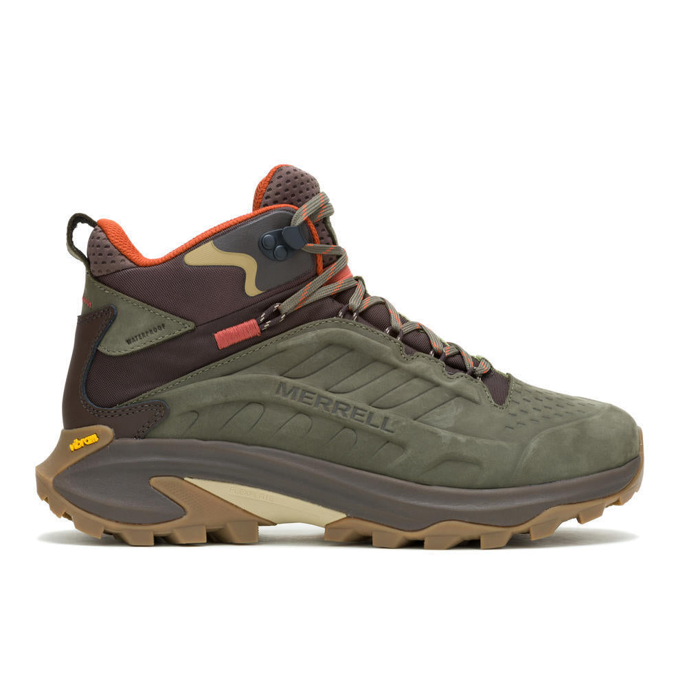 Merrell Moab Speed 2 Leather Mid WP - Olive - J037781