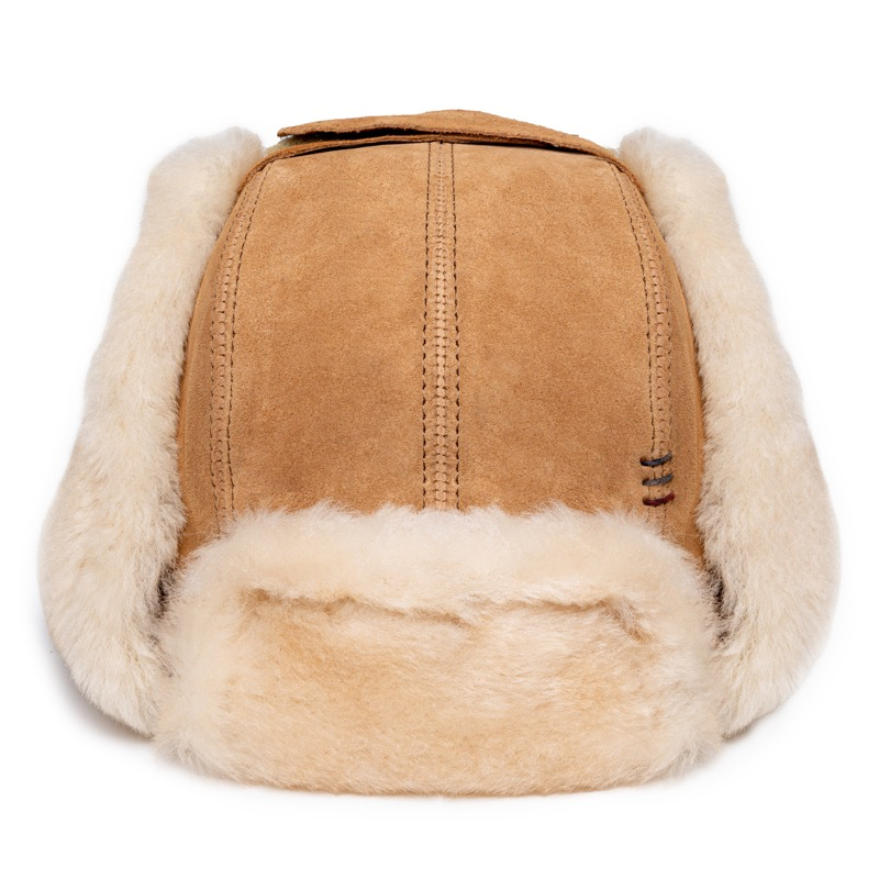 Minnetonka 9251 Sheepskin Bomber hat Golden Tan