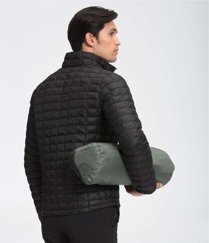 TNF-52VI-Y10 STORMBREAK 2 - ASPHALT GREY/AGAVE GREEN