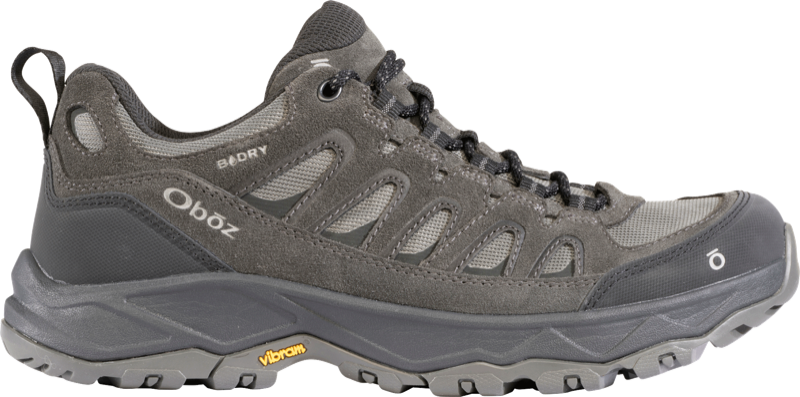 Oboz 76701CH Mens Sawtooth Ascent LOW B-Dry - Charcoal