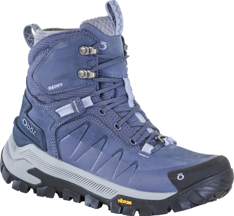 Oboz Women's Bangtail Mid Insulated - Blue Shadow - 83502BSH