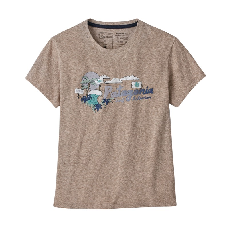 Patagonia 37557 W's Palm Protest Responsibili-Tee