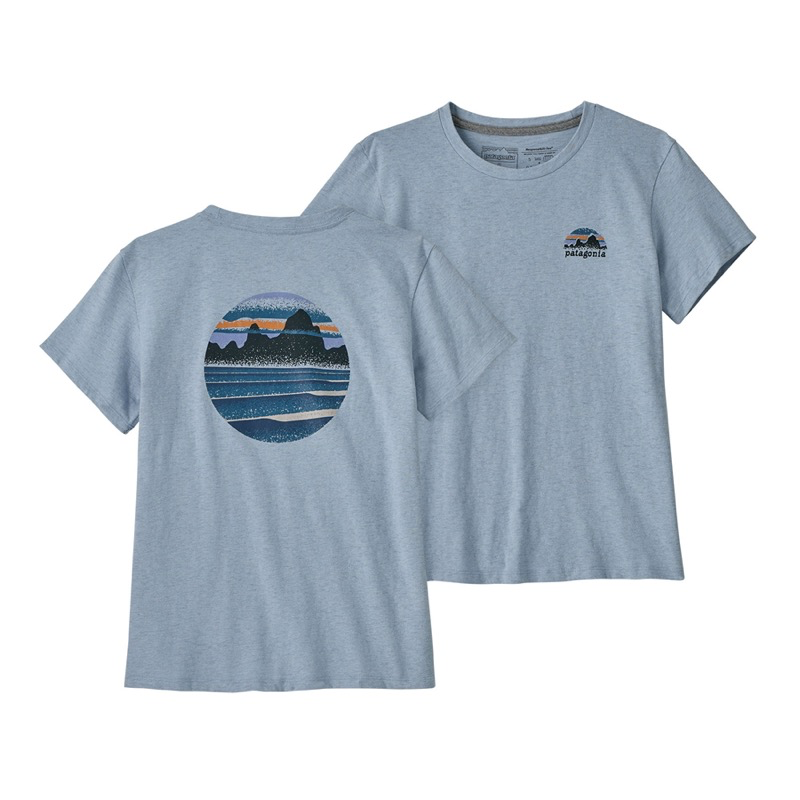 PAT-37684 W'S SKYLINE STENCIL RESP-TEE