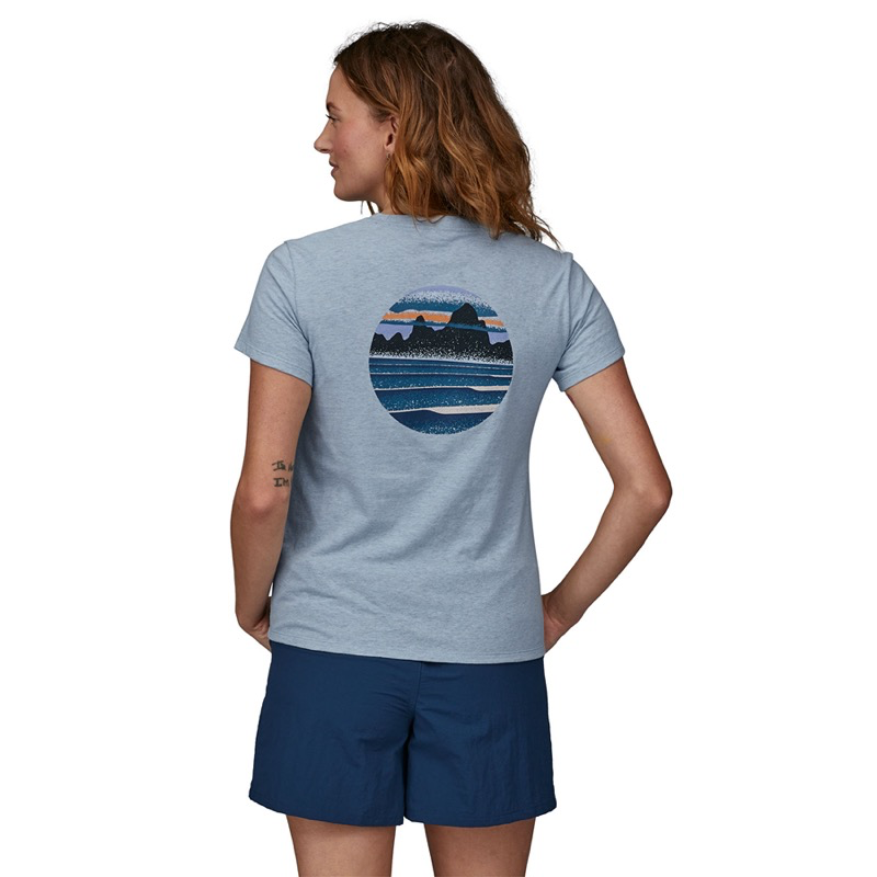 PAT-37684 W'S SKYLINE STENCIL RESP-TEE