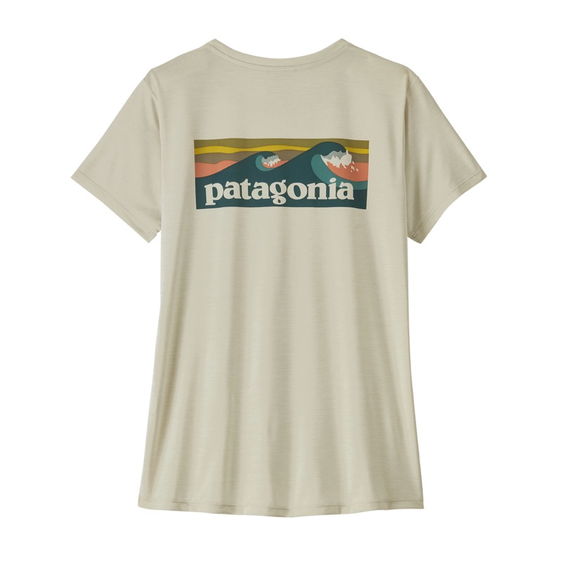Patagoinia - W's Cap Cool Daily Shirt - Boardshort Logo - 45489