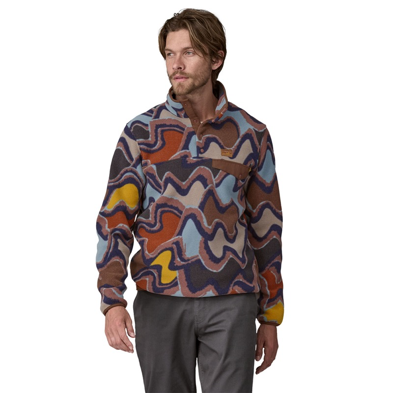 Patagonia 25551 Ms Light Weight Synchilla  Snap-T pullover