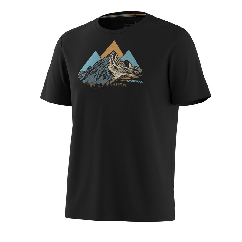 Smartwool Ms SW003065 Peak Bagger Active Short Slv Graphic Tee