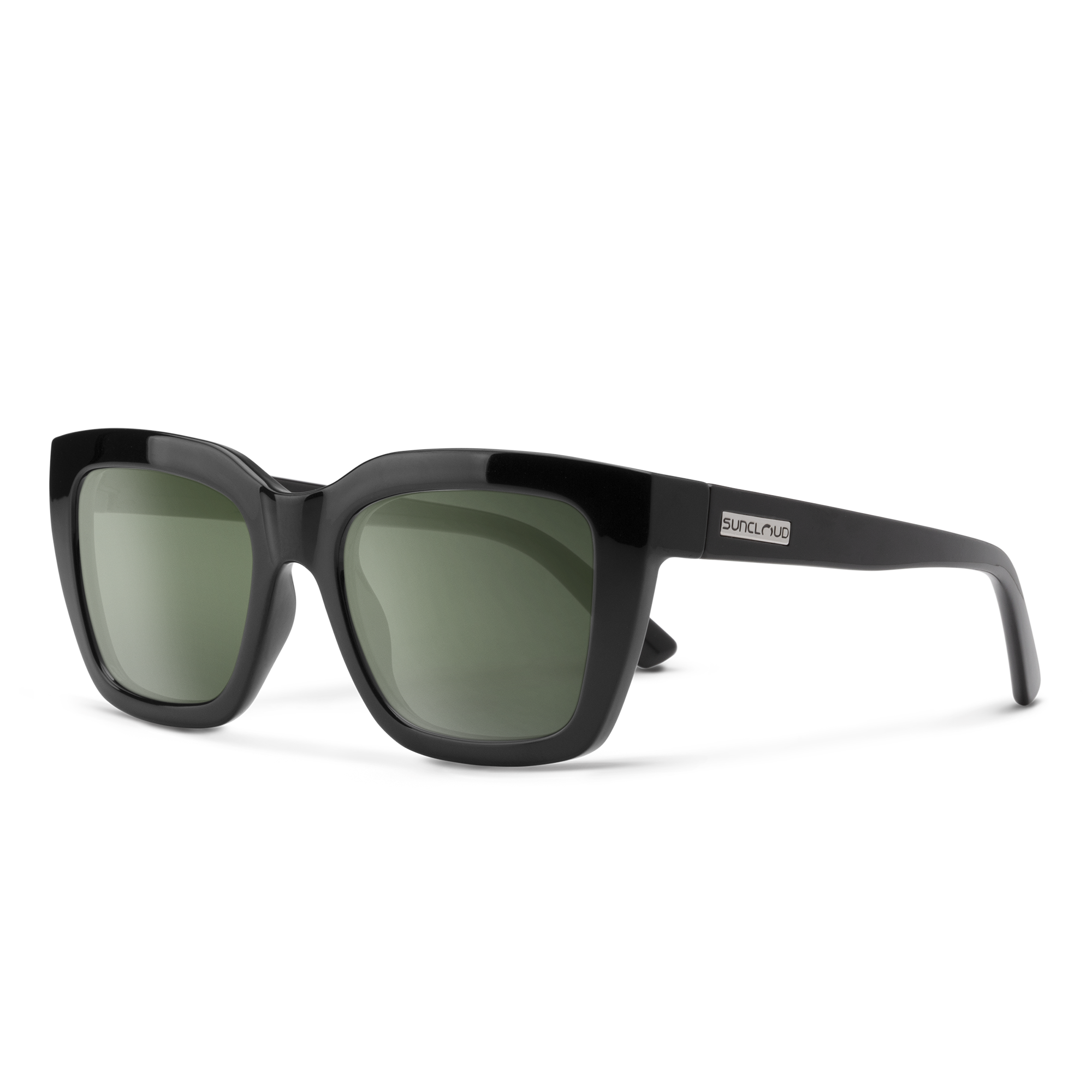 Suncloud Marion 208108 - Black/Polarized Gray Green
