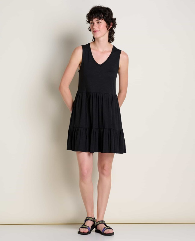 Toad & Co T1782308 Marley Tiered Sleeveless Dress