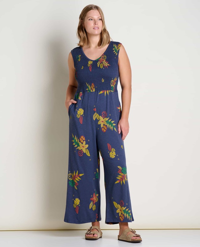 Toad & Co T1782401 Gemini V Sleeveless Jumpsuit