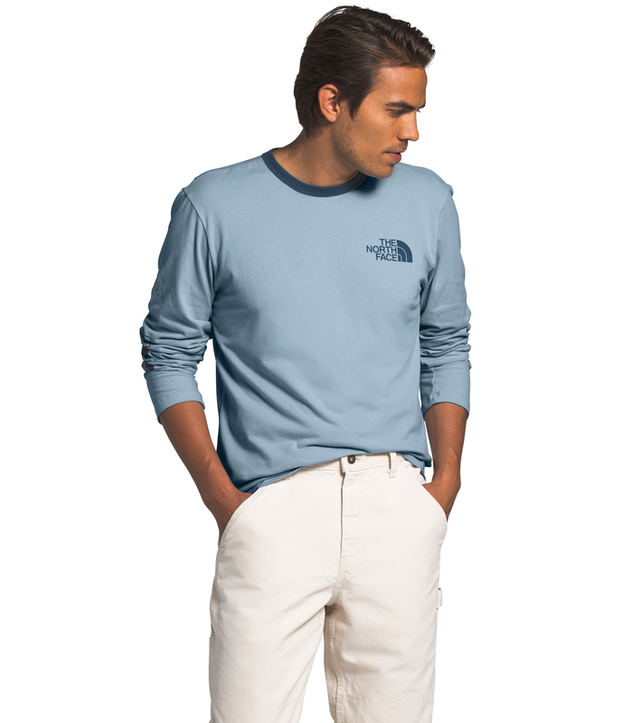 TNF-NF0A4AAL M'S L/S LOGO-LUTION TEE
