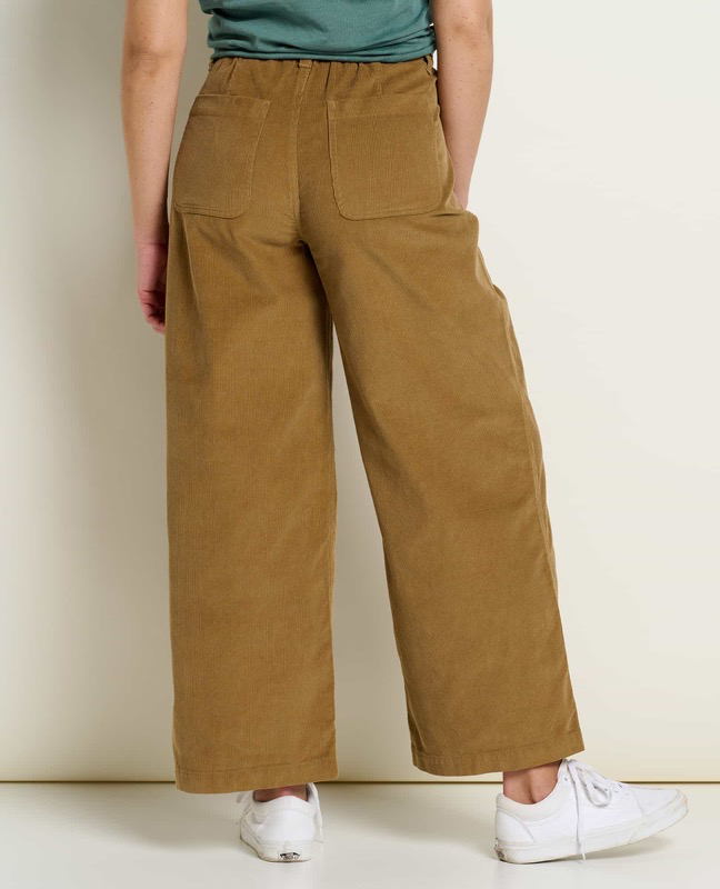 TOAD & CO Womens' Scouter Cord Pleated Pull On Pant
