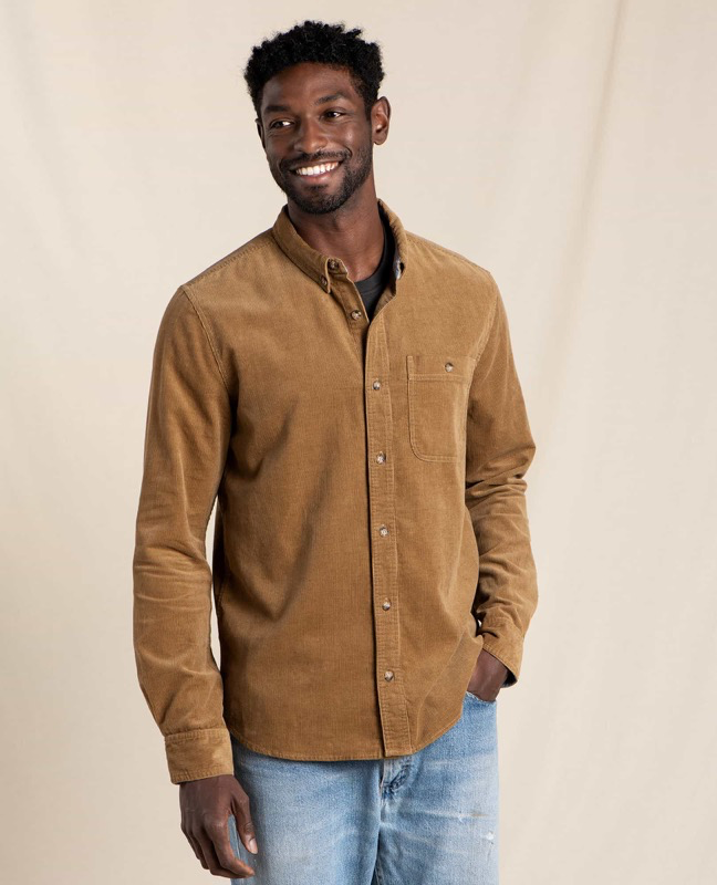 TOAD & CO Mens' Scouter Cord Long Sleeve Shirt