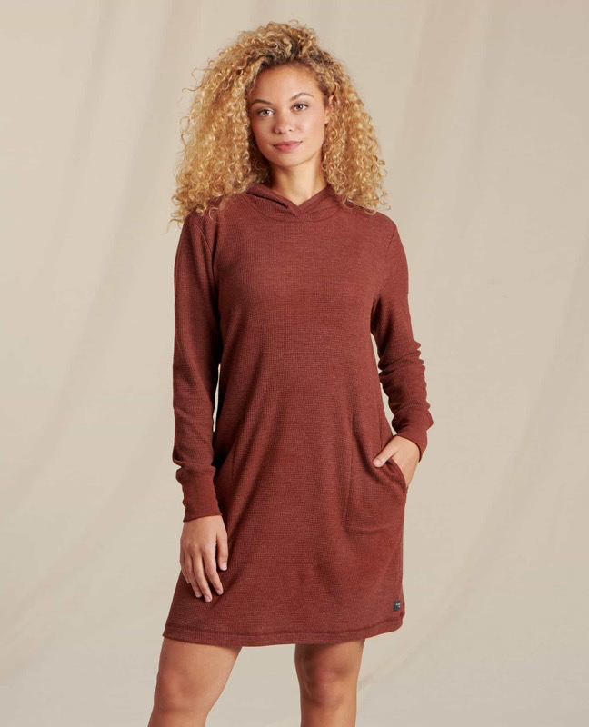 Toad & Co T1781207 W's Foothill Hooded Long Sleeve Dress