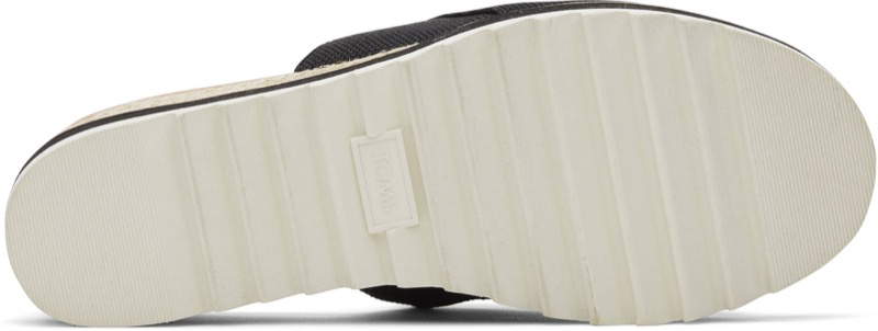 TOMS 10019736 Diana Mule Black Heavy Canvas
