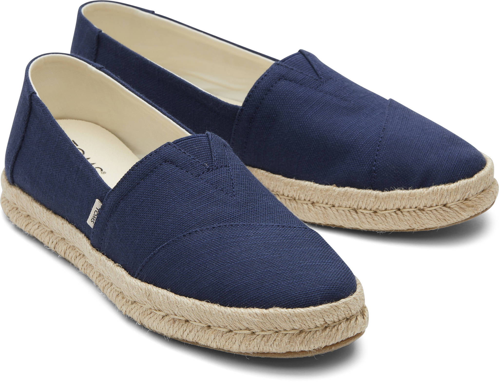 TOMS 10020708 Alpargata Rope 2.0 Navy Recycled Woven