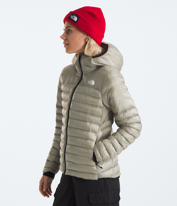 North face women's impendor down hoodie top