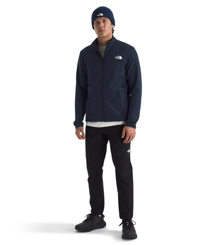 The North Face NF0A8AZF Mens Cedar Trail Grid Fleece Full Zip Jacket