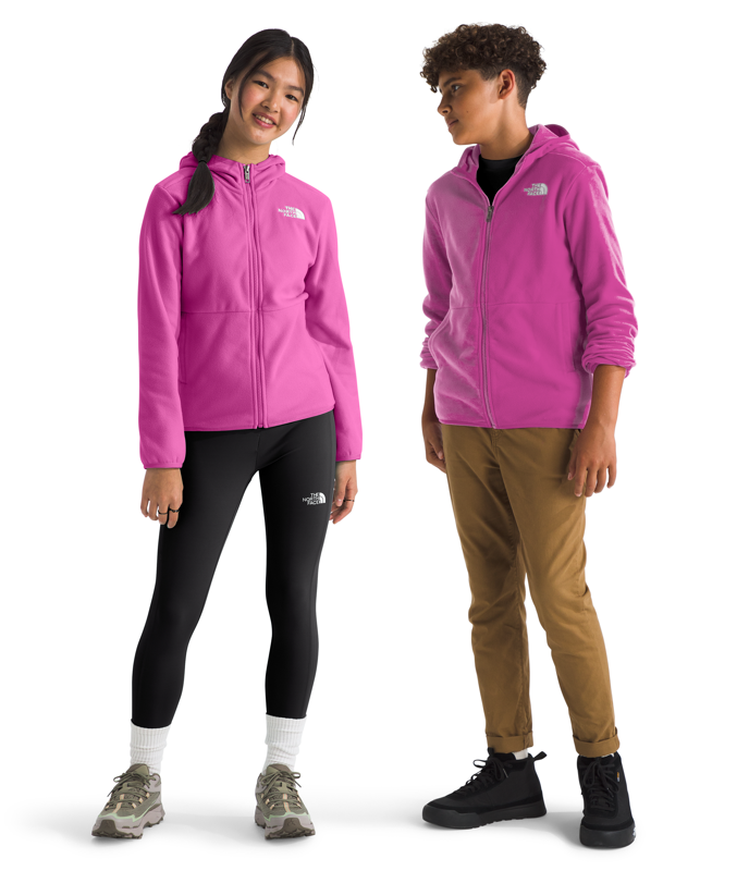The North Face NF0A8AZK Teen Glacier Full Zip  Hooded Jacket