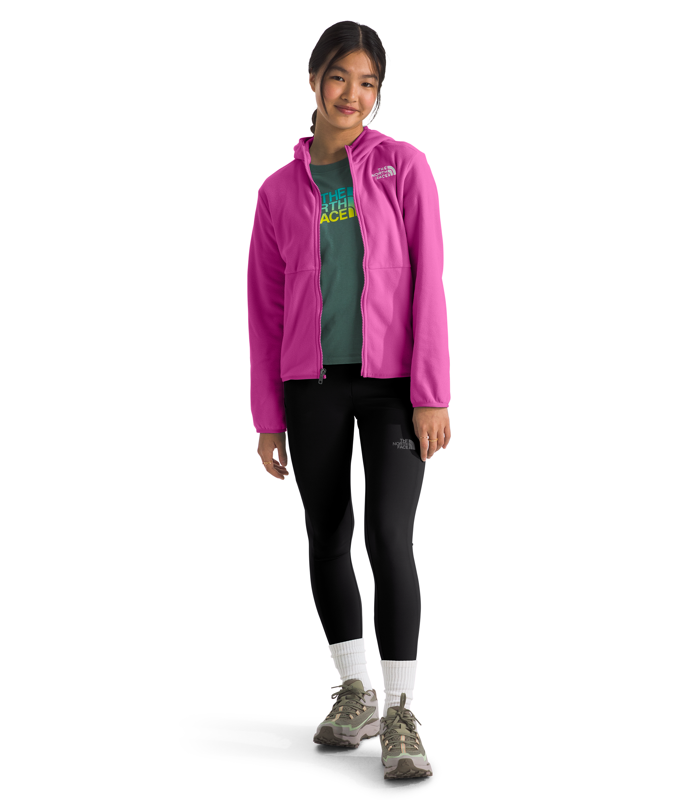 The North Face NF0A8AZK Teen Glacier Full Zip  Hooded Jacket