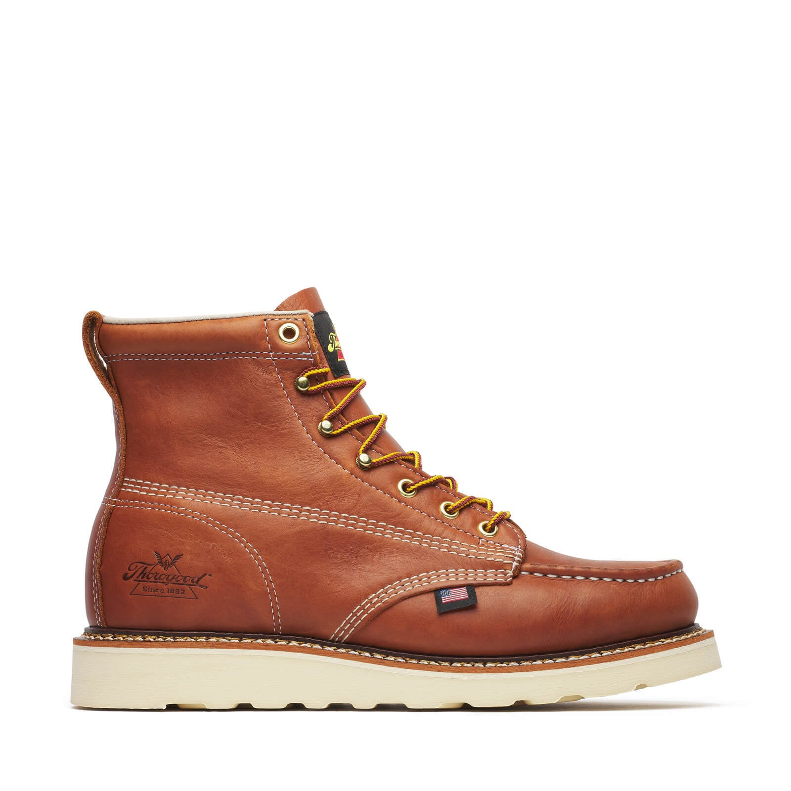 Thorogood 814-4200 American Heritage 6in MOC TOE Tobacco Brown