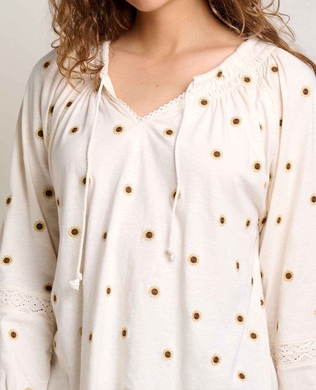 Toad & Co T1000004 Ws Primo LS Peasant Top