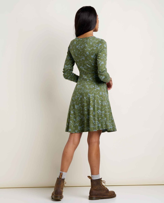 Toad & Co T1000007 Ws Freesia Wrap LS Dress