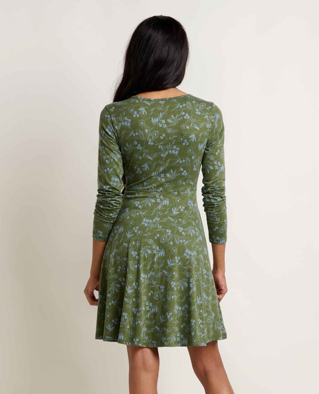 Toad & Co T1000007 Ws Freesia Wrap LS Dress
