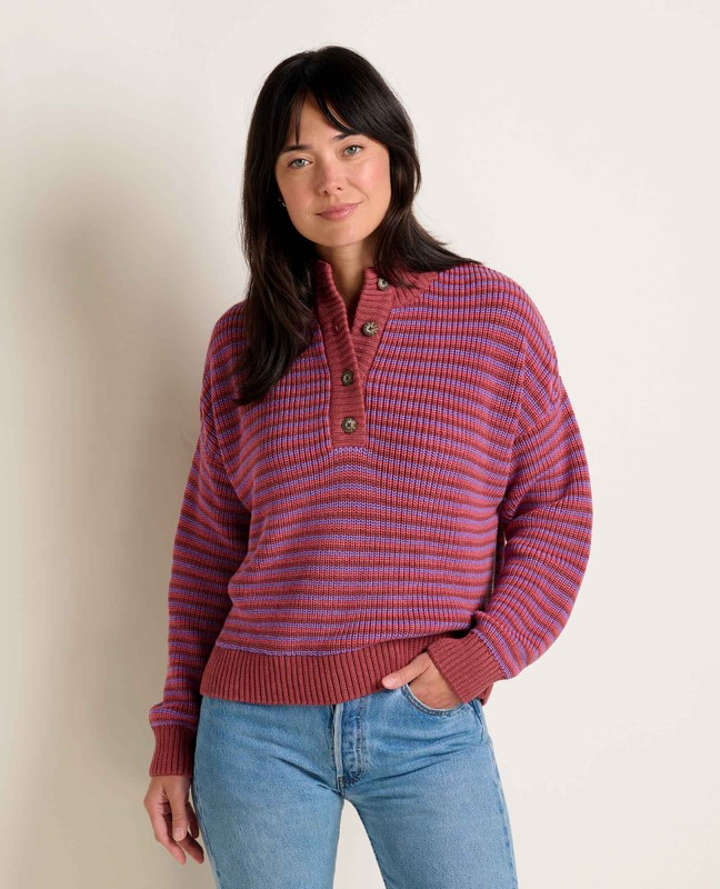 Toad & Co T1000061 Ws Moss Point Pullover Sweater
