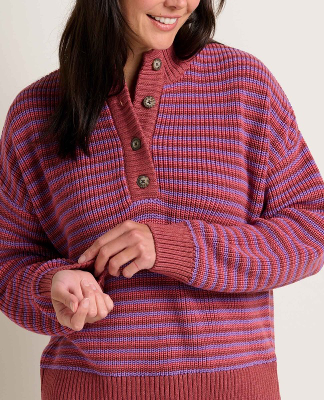 Toad & Co T1000061 Ws Moss Point Pullover Sweater