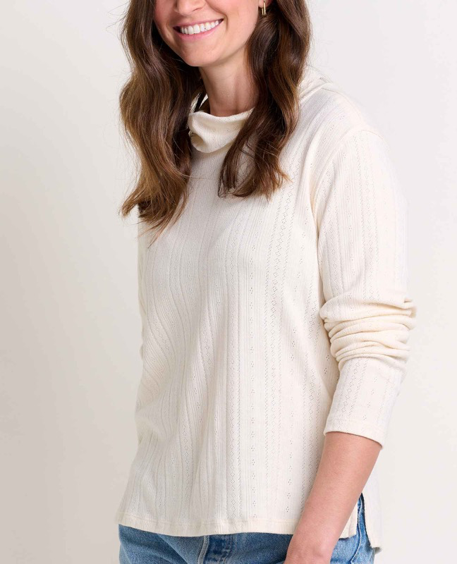 Toad & Co T1241410 Ws Foothill Pointelle LS T-Neck