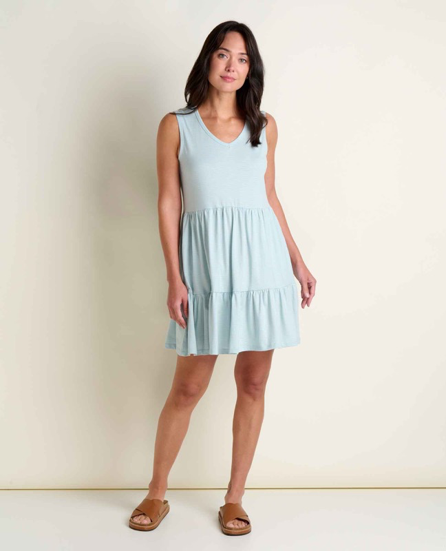 Toad & Co T1782308 Marley Tiered Sleeveless Dress