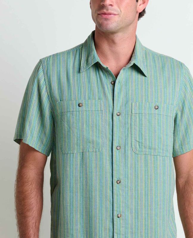 Toad & Co T2002204 Ms Taj Hemp Short Slv Shirt