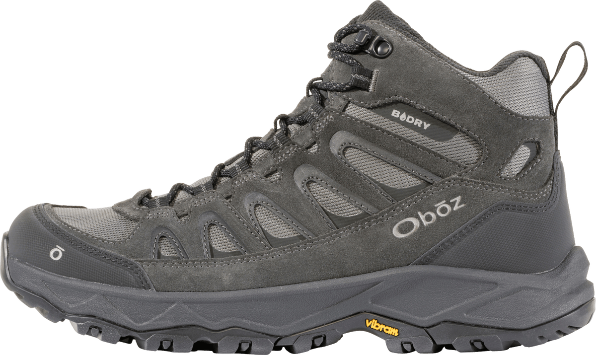 Oboz 77801CH Mens Sawtooth Ascent Mid B-DRY Charcoal
