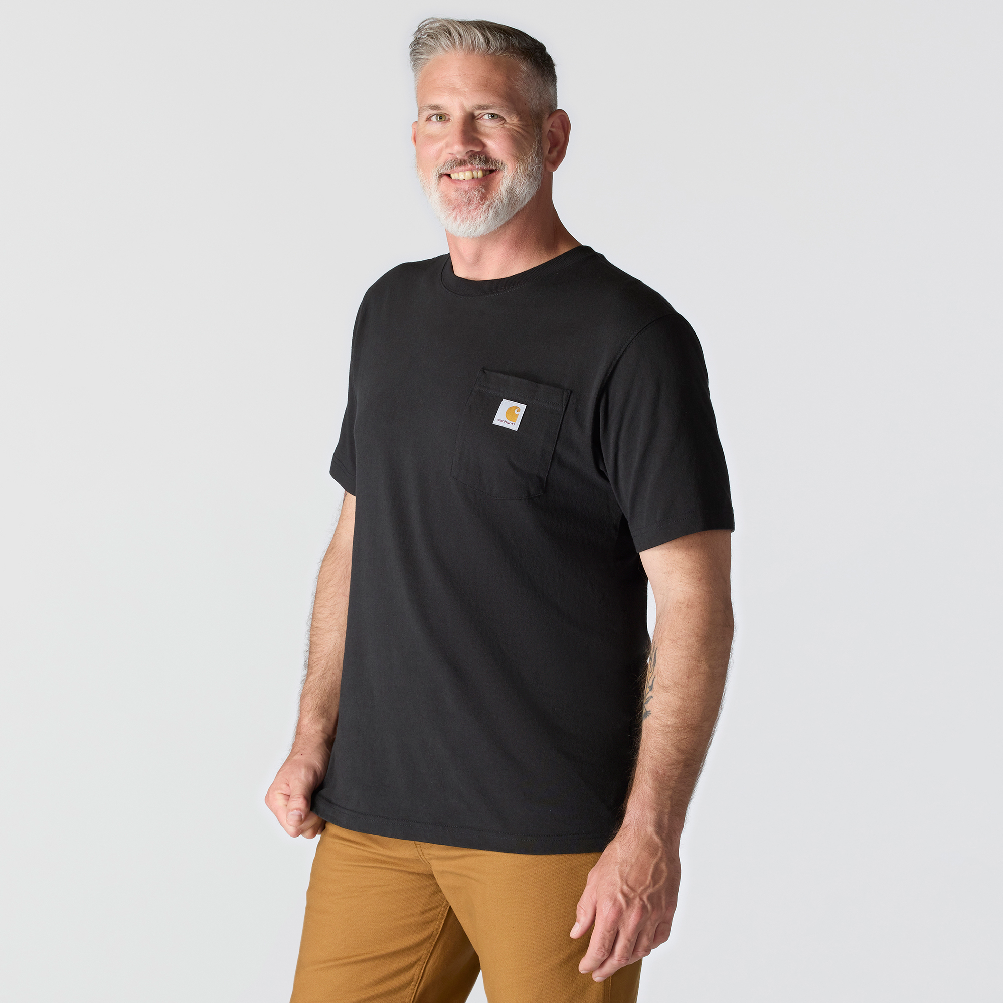 Carhartt K87BLK Iconic Pocket Tee - Black
