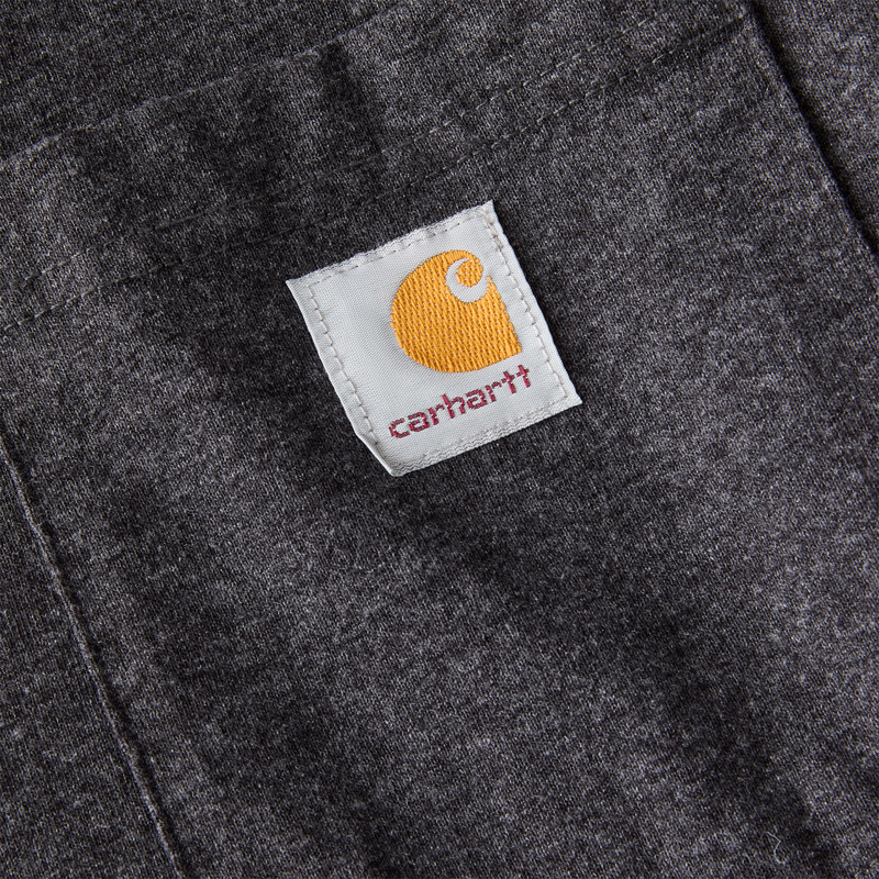 Carhartt K126CRH M LseFit HW LS Pkt TShrt - Carbon Heather