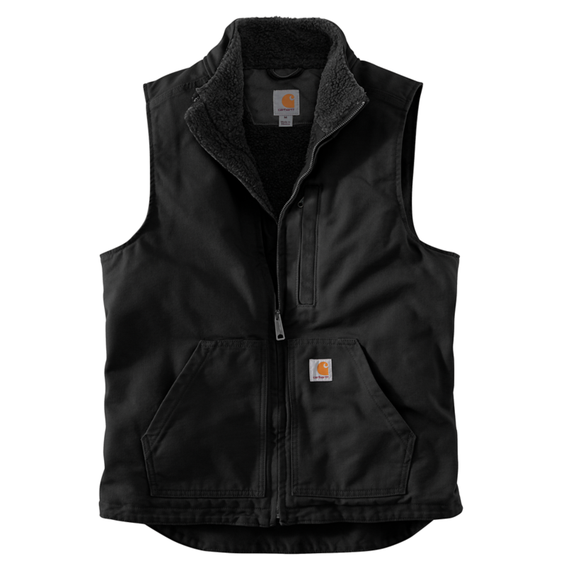 Carhartt 104277 Washed Duck MockNeck Sherpa Vest - OV4277